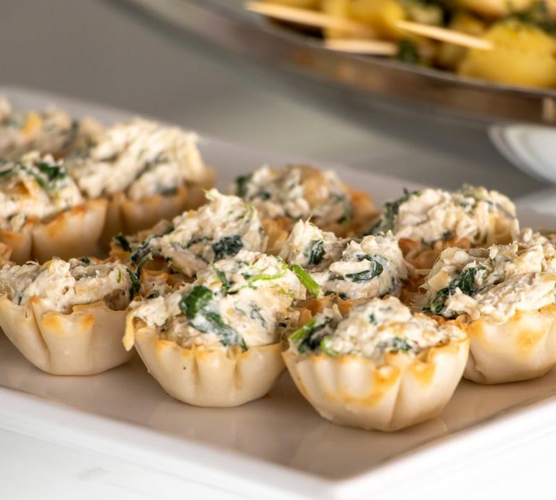 Crispy Phyllo Cups with Herb Ricotta