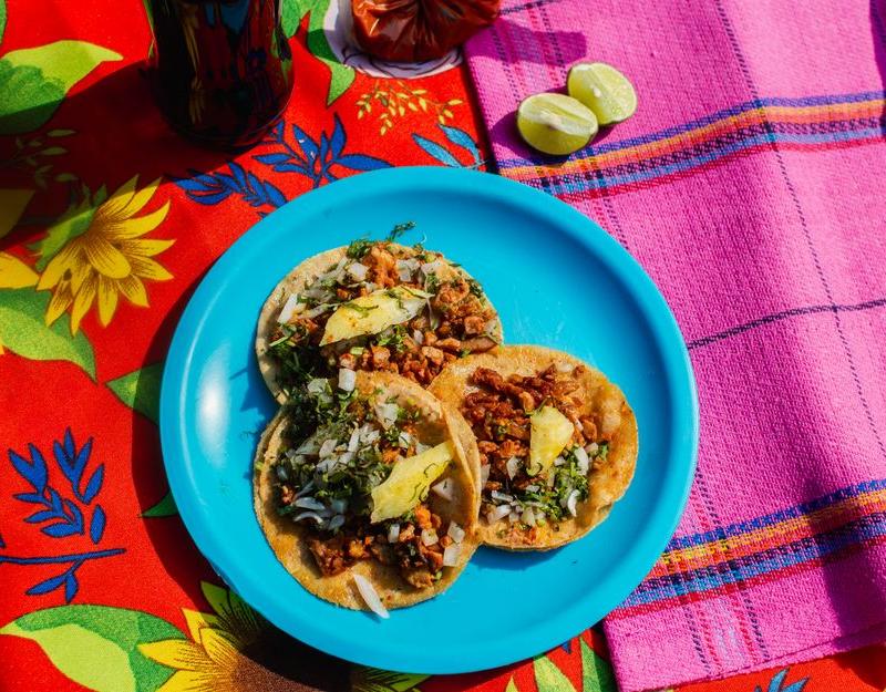 15-Min Crispy Pork Al Pastor Tacos