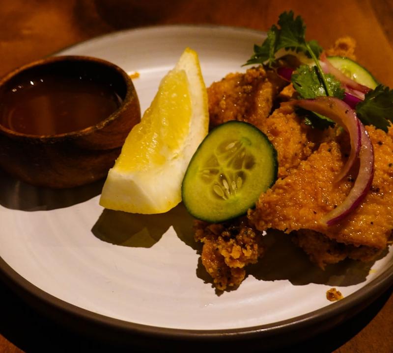 Crispy Pork Belly with Lemon & Onion