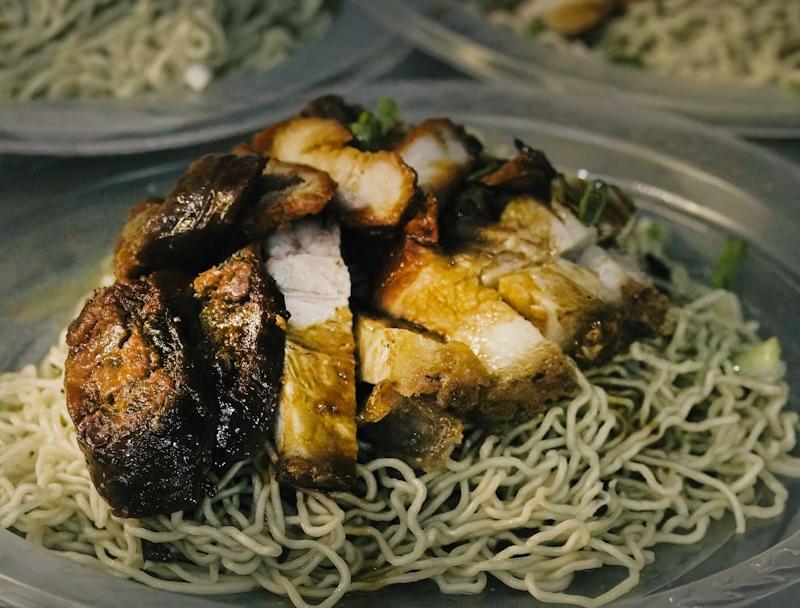 Crispy Pork Belly Noodles