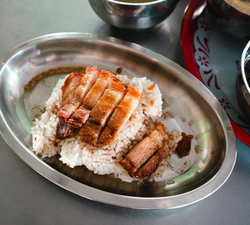 Crispy Pork Belly Rice