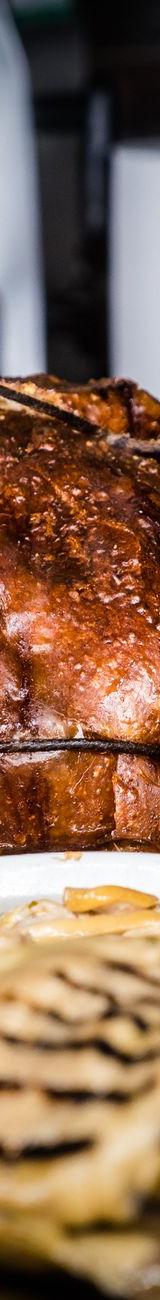 Crispy Pork Belly with Roasted Peppers