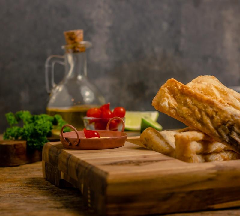 Crispy Pork Belly with Yuca & Lime