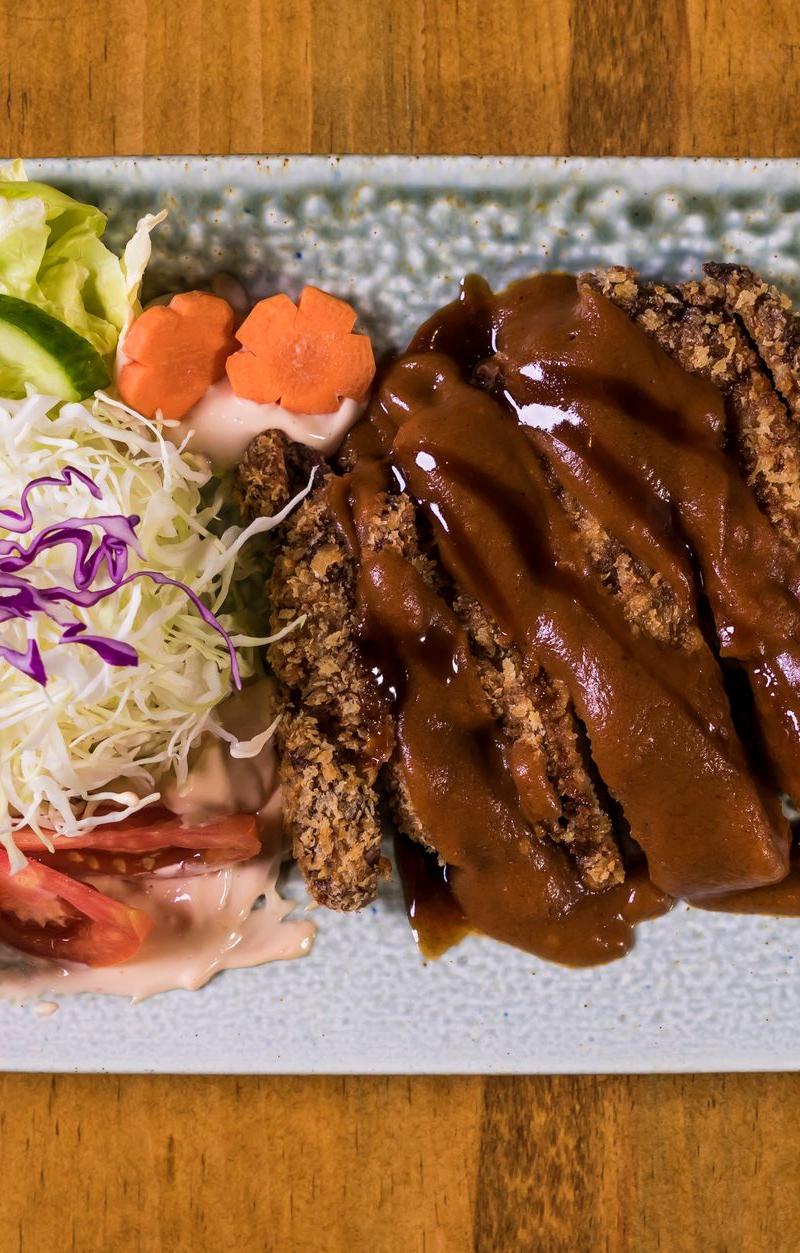 Crispy Pork Cutlet with Fresh Slaw