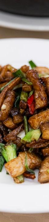 Crispy Pork & Leek Stir-Fry