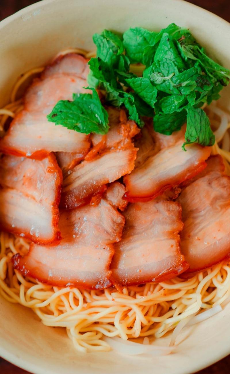 Crispy Pork Noodle Bowl