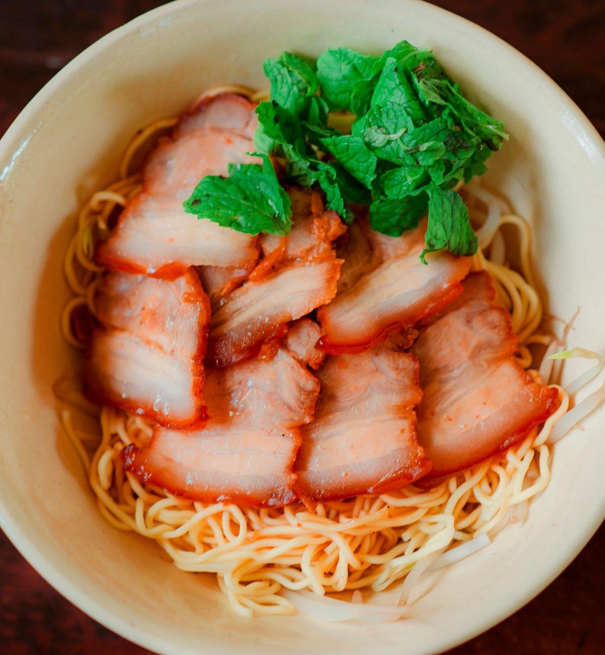 Crispy Pork Noodle Bowl
