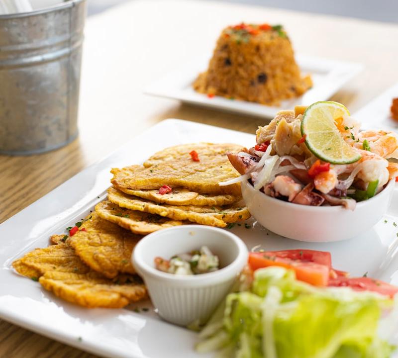 Crispy Pork & Plantain Cups