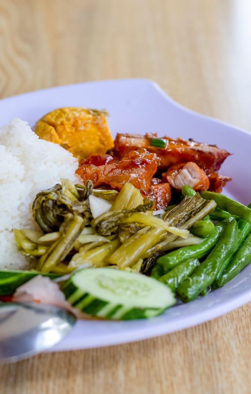 Crispy Pork & Rice Broken