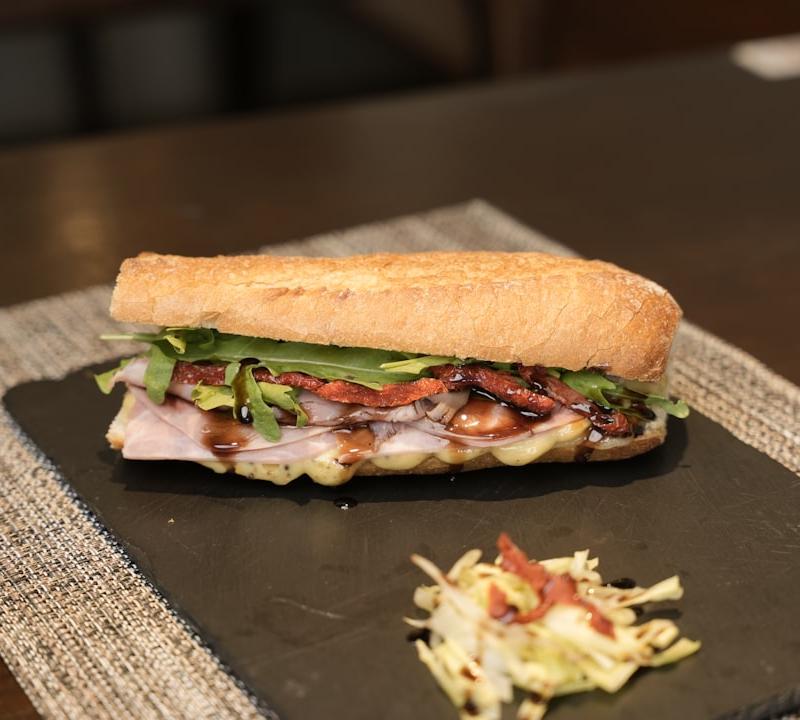 Crispy Pork Sandwich with Slaw