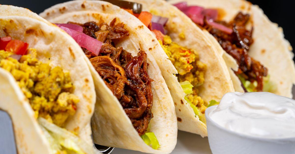Crispy Pork Tacos with Creamy Chipotle Sauce