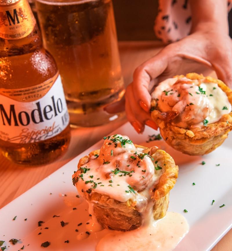 Crispy Pork Tostones Rellenos