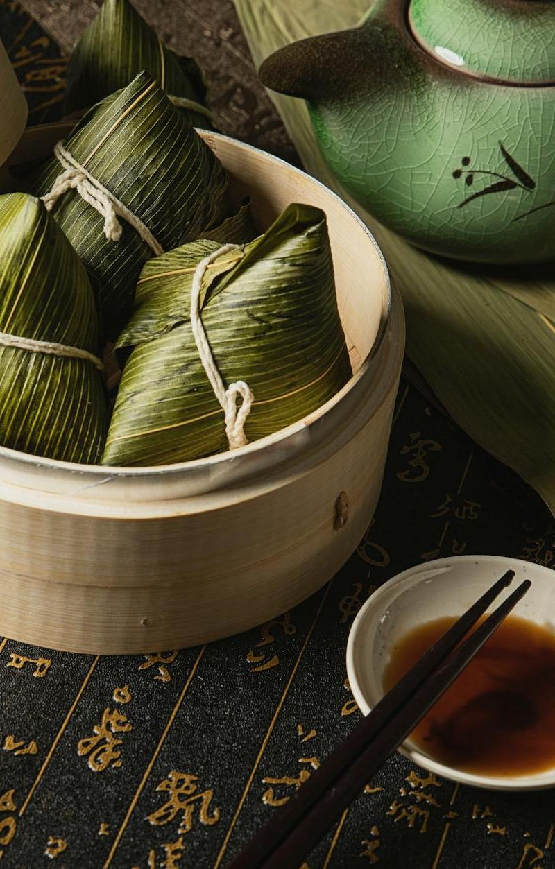 25-Min Crispy Pork Zongzi with Soy Dip