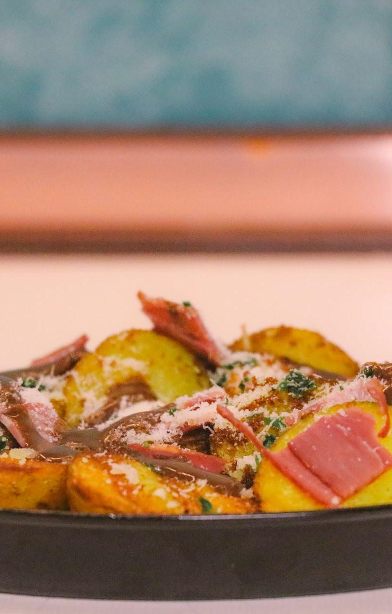 20-Min Crispy Potato & Cheese Gratin