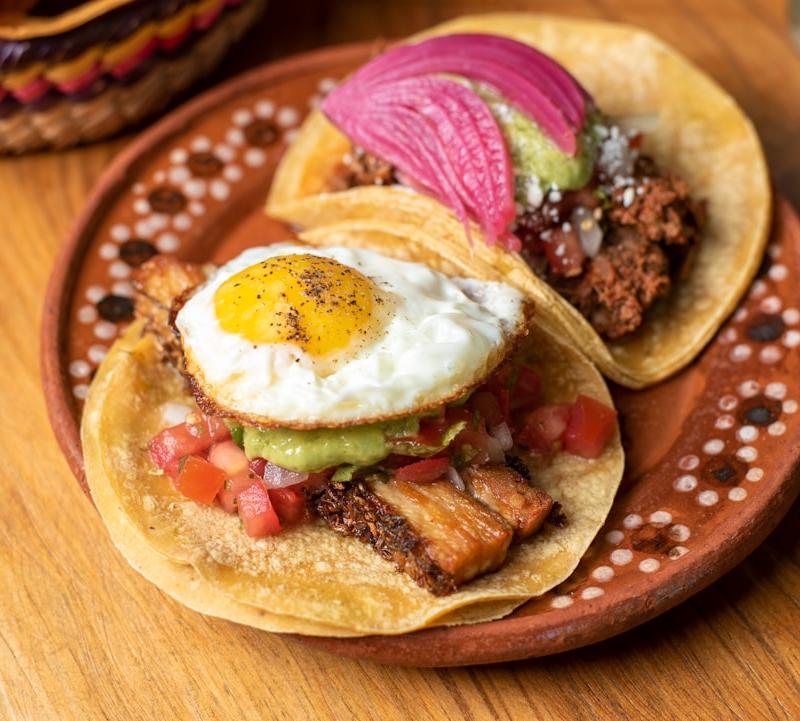 Crispy Potato and Egg Breakfast Tacos