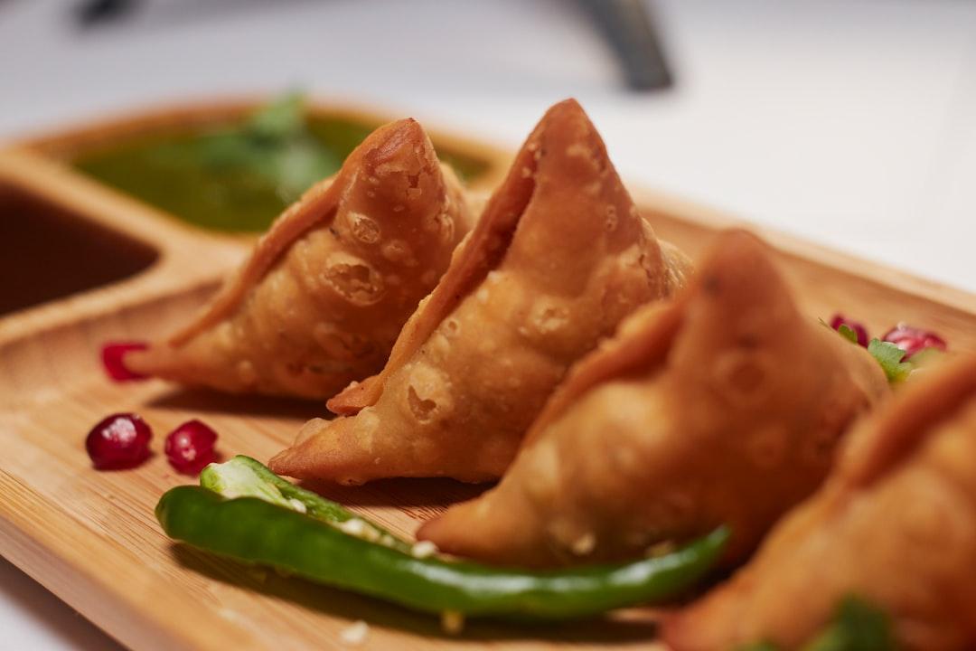 Crispy Potato & Pea Samosas
