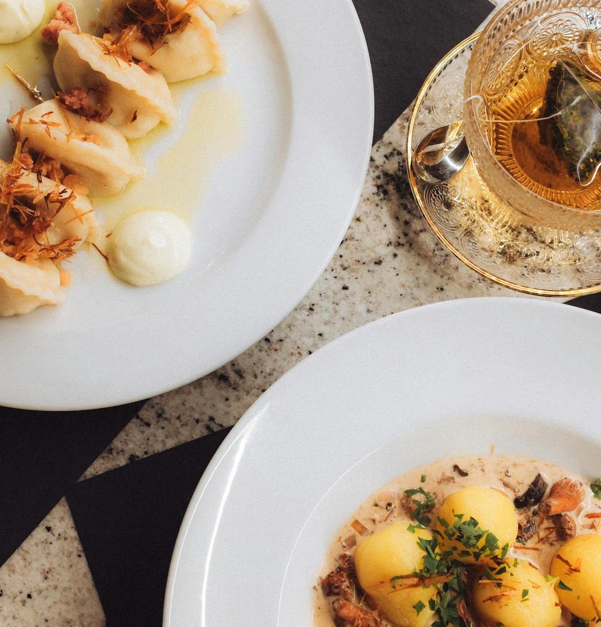 Crispy Potato Pierogi with Caramelized Onions