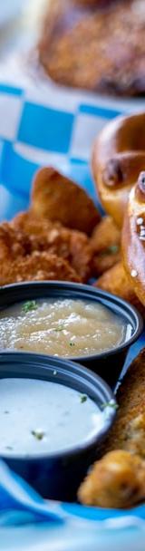 Crispy Pretzel Bites with Cheese Dip