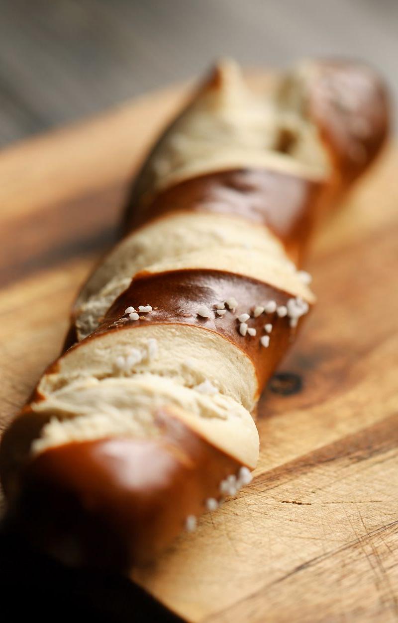 Crispy Pretzel Sticks with Whole-Grain Mustard