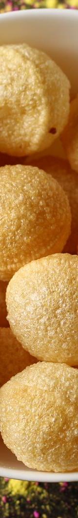 Crispy Puchka with Tangy Spiced Water