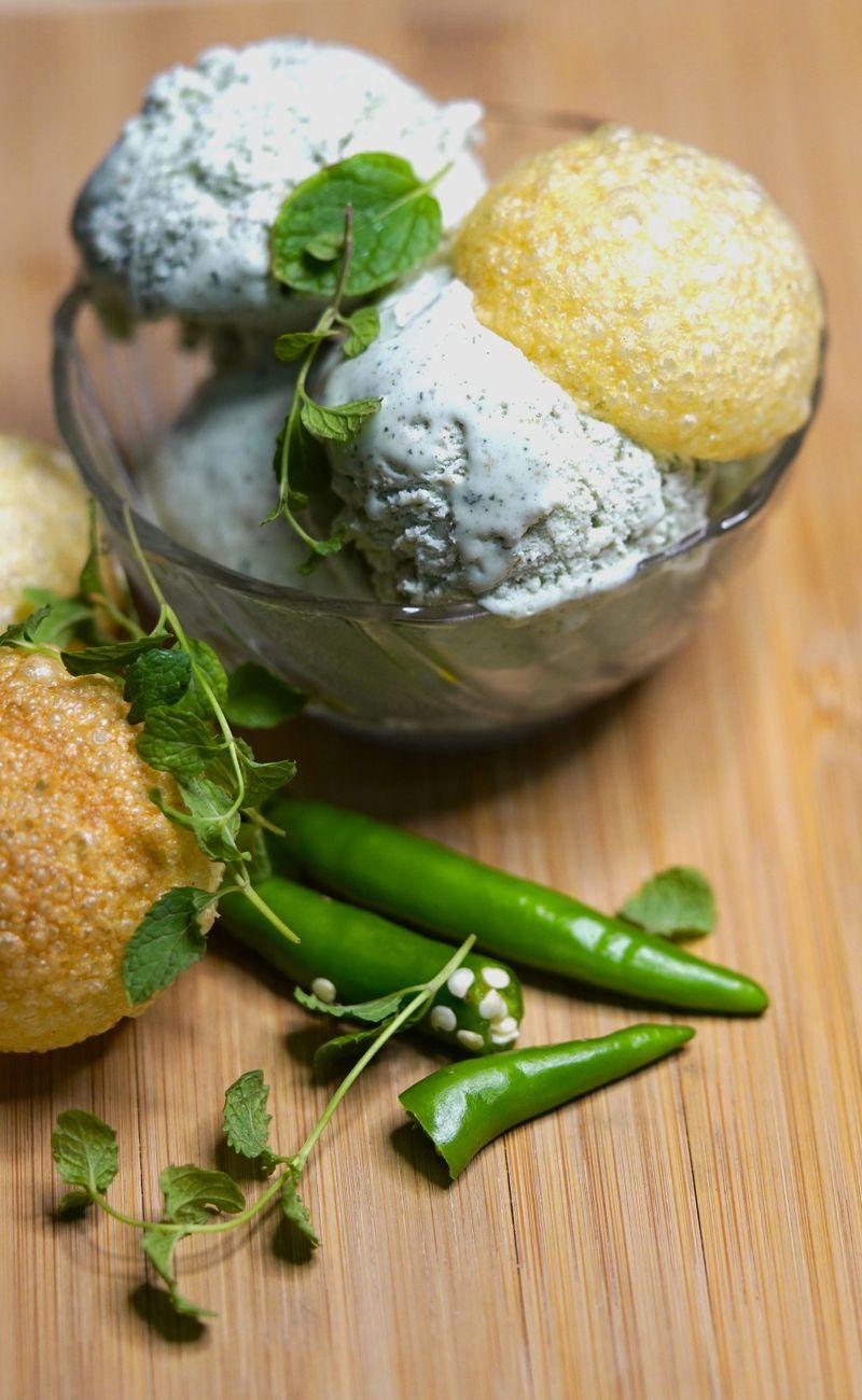 Crispy Puchka with Tangy Tamarind Water
