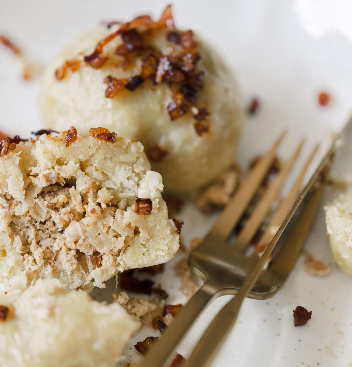 Crispy Pyzy with Bacon Bits