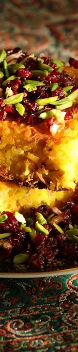 Crispy Rice & Chicken Tahchin
