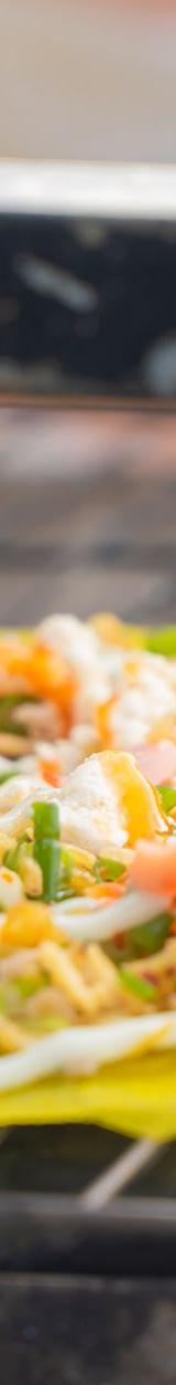 Crispy Rice Paper Snack with Herbs