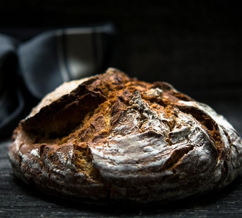 Crispy Rye Bread with Whipped Feta