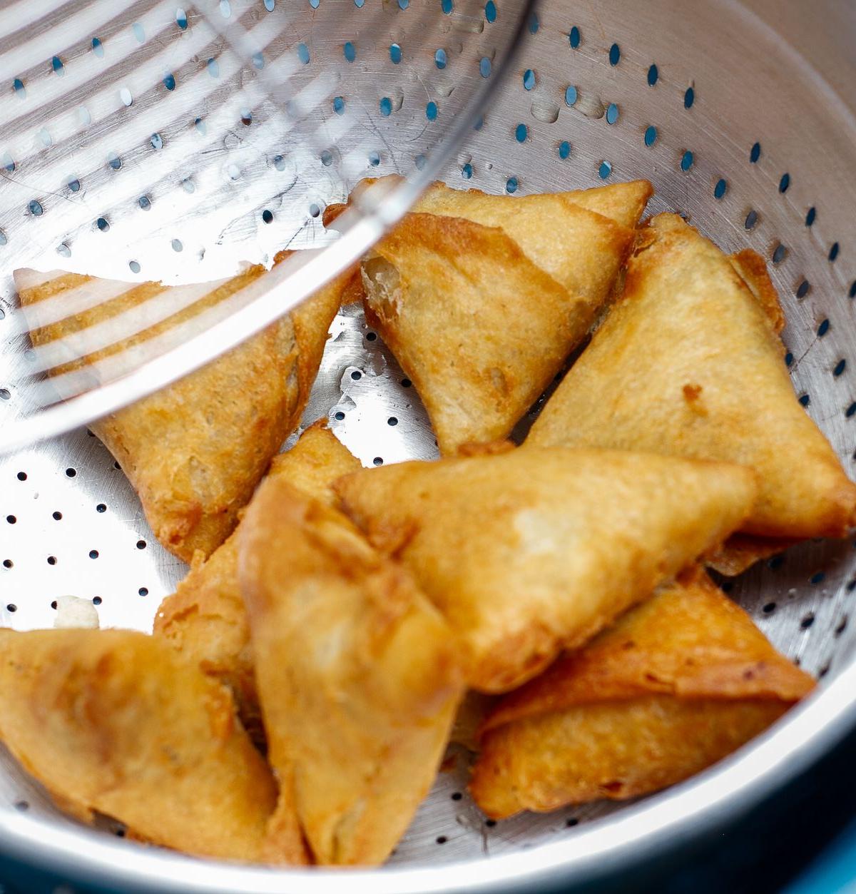 Crispy Sambusa — Ethiopian Spiced Beef Pastries