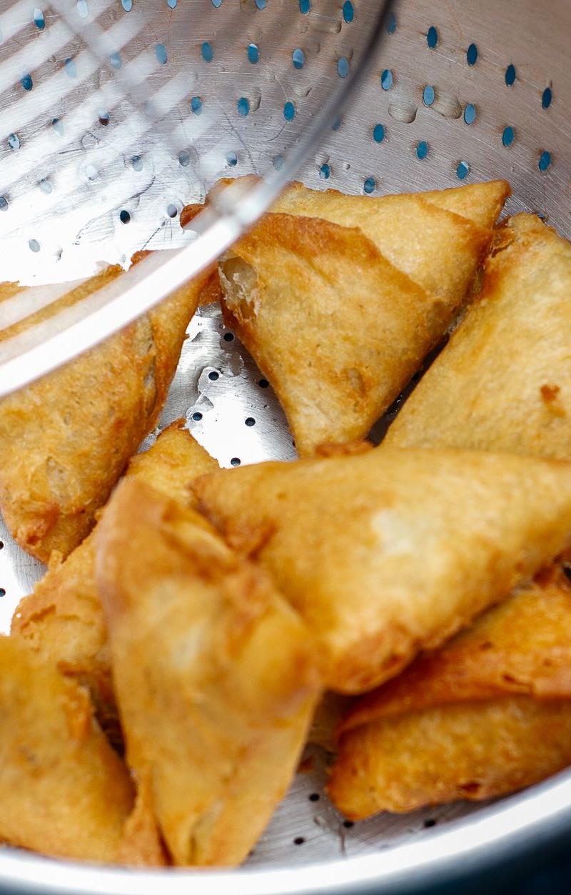 Crispy Sambusa — Ethiopian Spiced Beef Pastries