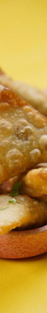 Crispy Sambusa with Hot Honey Dip