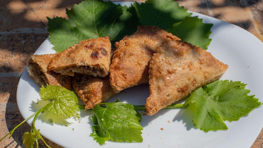 Crispy Sambusa with Spiced Beef & Lentils