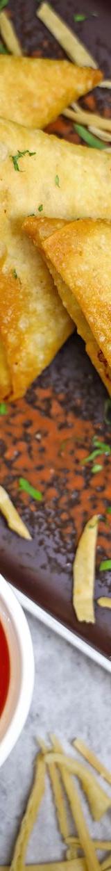 Crispy Sambusa with Sweet Chili Dip