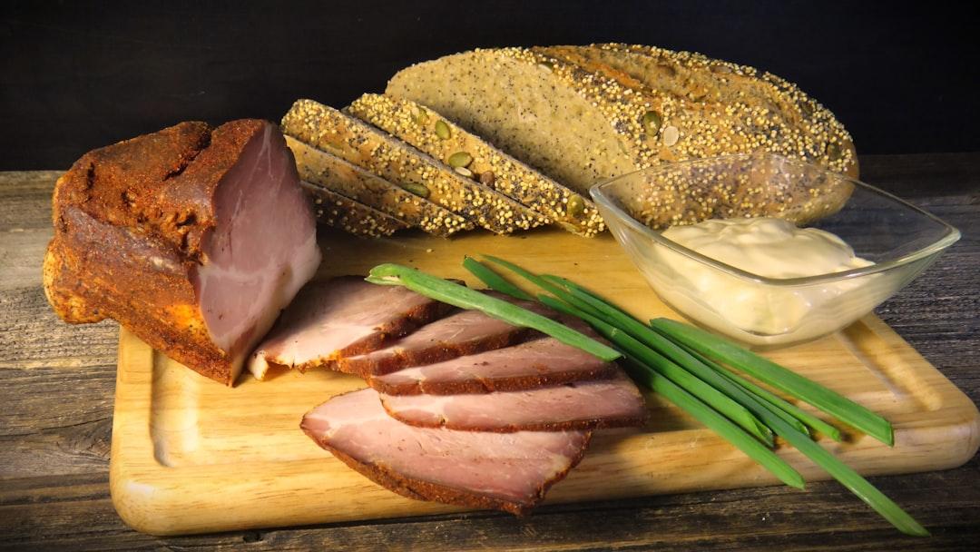 Crispy Schmalzbrot with Ham & Chives