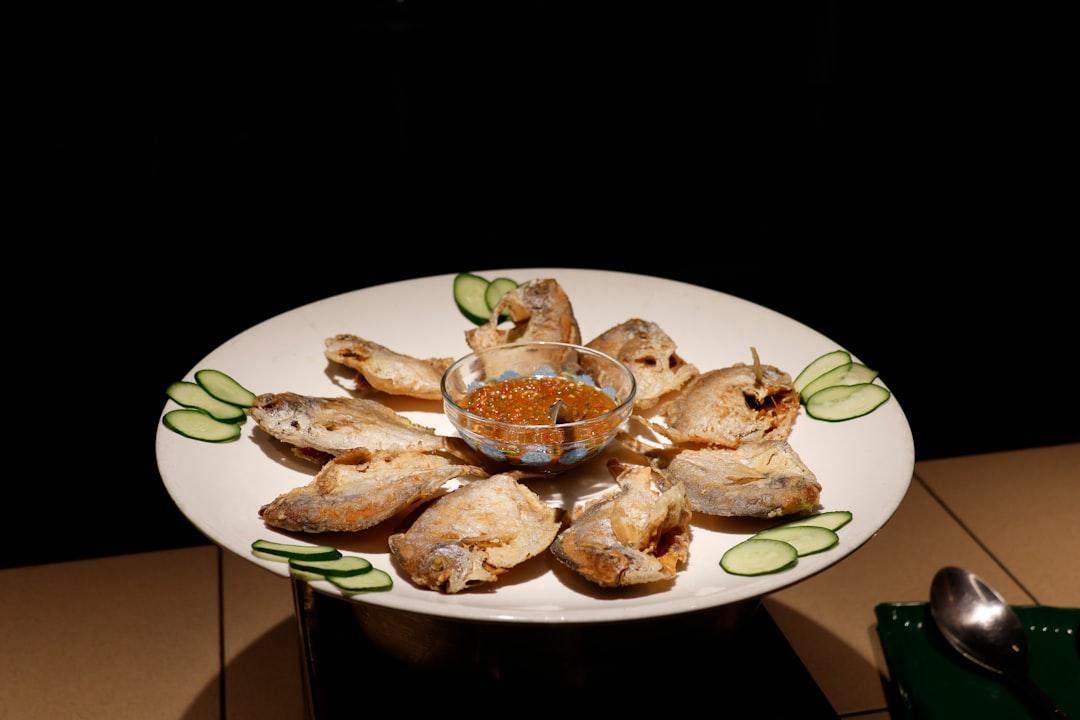 Crispy Seafood Batagor with Peanut Sauce