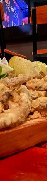 Crispy Seafood Platter with Lime Sauce