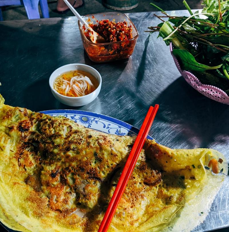 15-Min Crispy Shrimp Crepe with Nuoc Cham