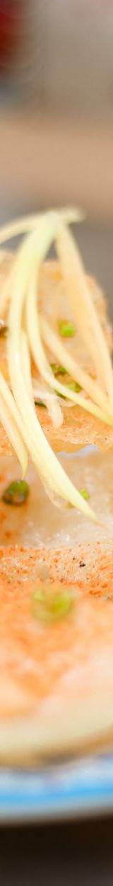 15-Min Crispy Shrimp Pancakes with Green Mango