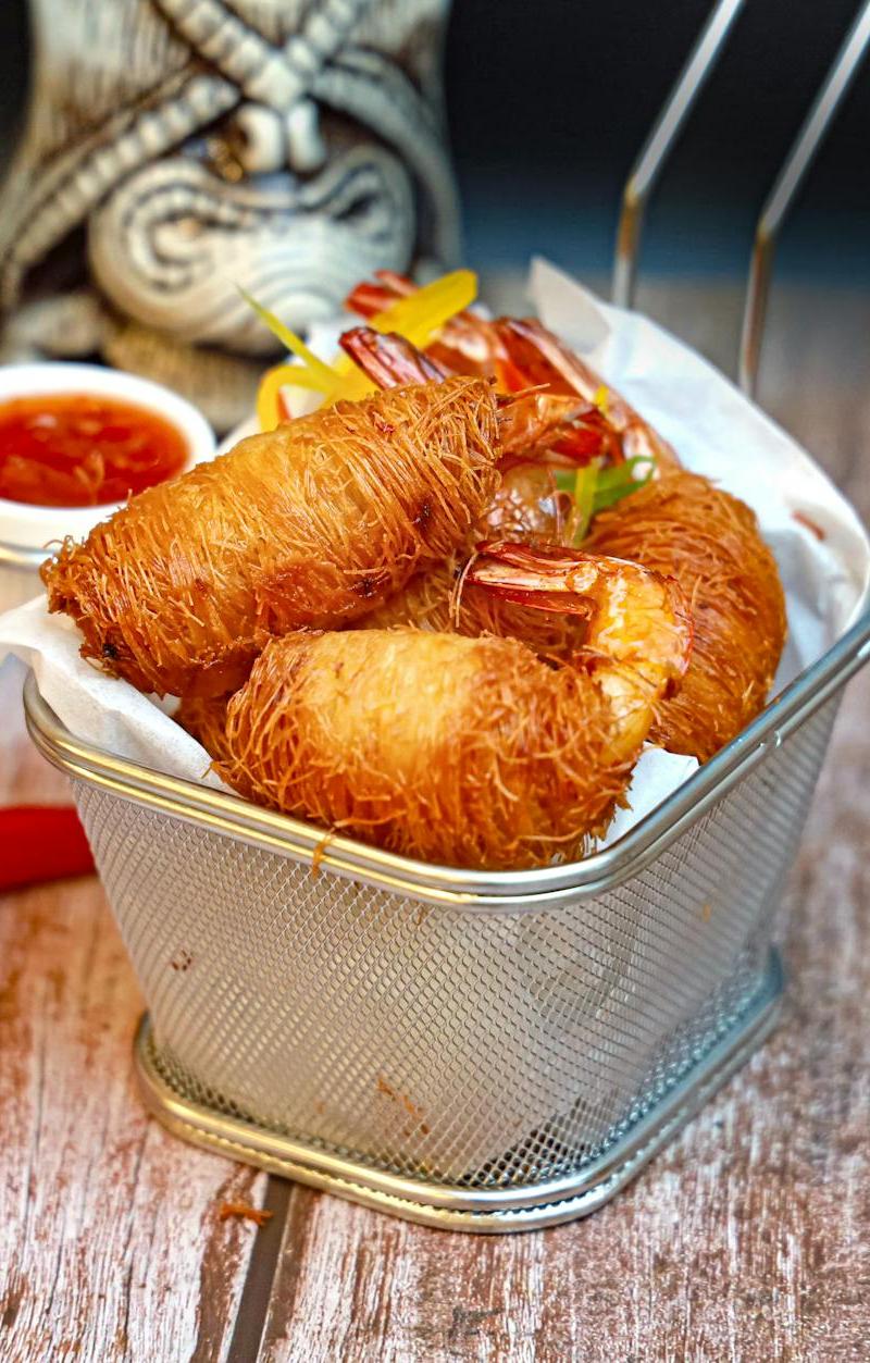 Crispy Shrimp in Parchment (Goong Sarong)
