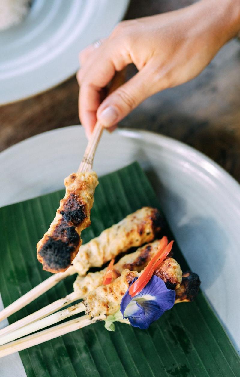 Crispy Shrimp Sate Lilit