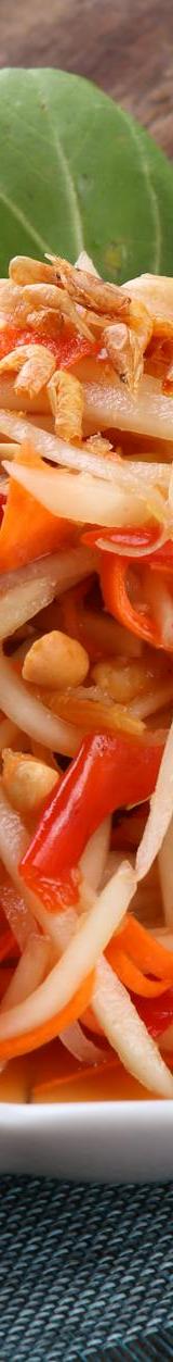Crispy Shrimp Som Tam