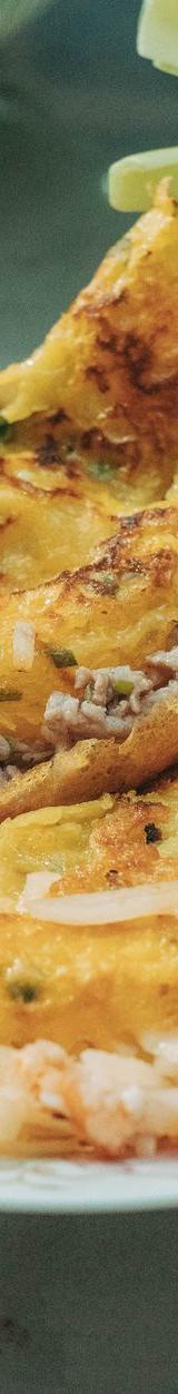 Crispy Shrimp & Squid Crepes