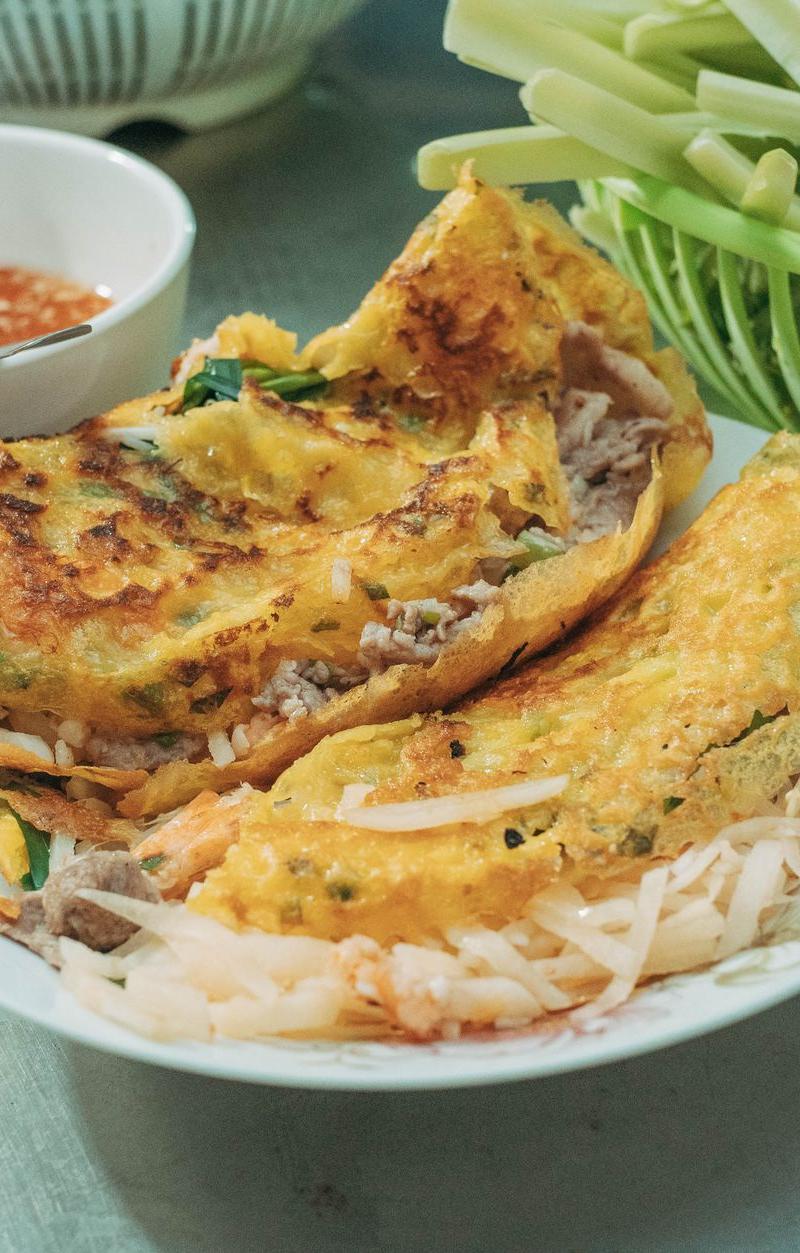 Crispy Shrimp & Squid Crepes