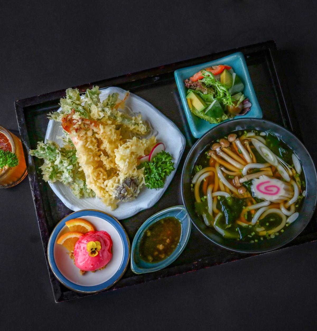 20-Min Crispy Shrimp Tempura Noodle Bowl
