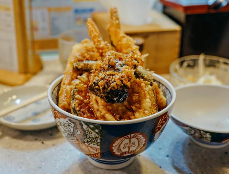 Crispy Shrimp Tempura Rice Bowl