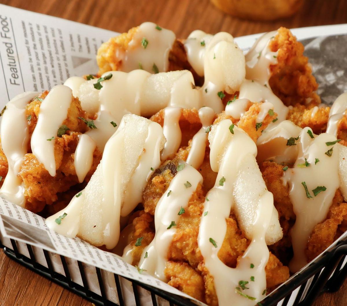 Crispy Snow Cheese Fried Chicken