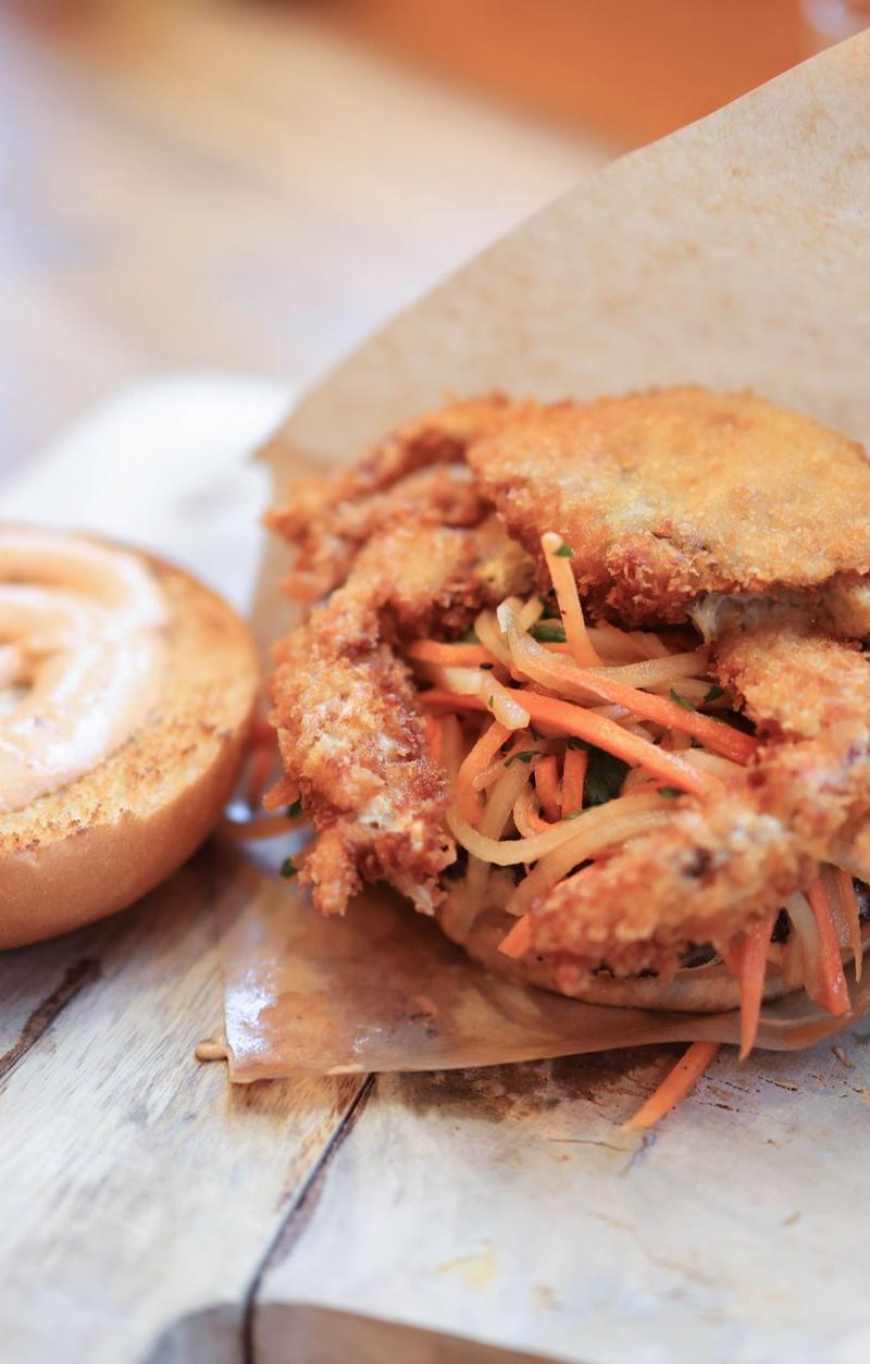 Crispy Soft-Shell Crab Burger