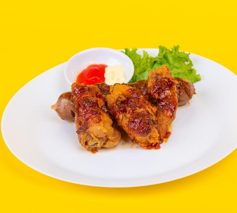 Crispy Spicy Chicken with Chili Mayo