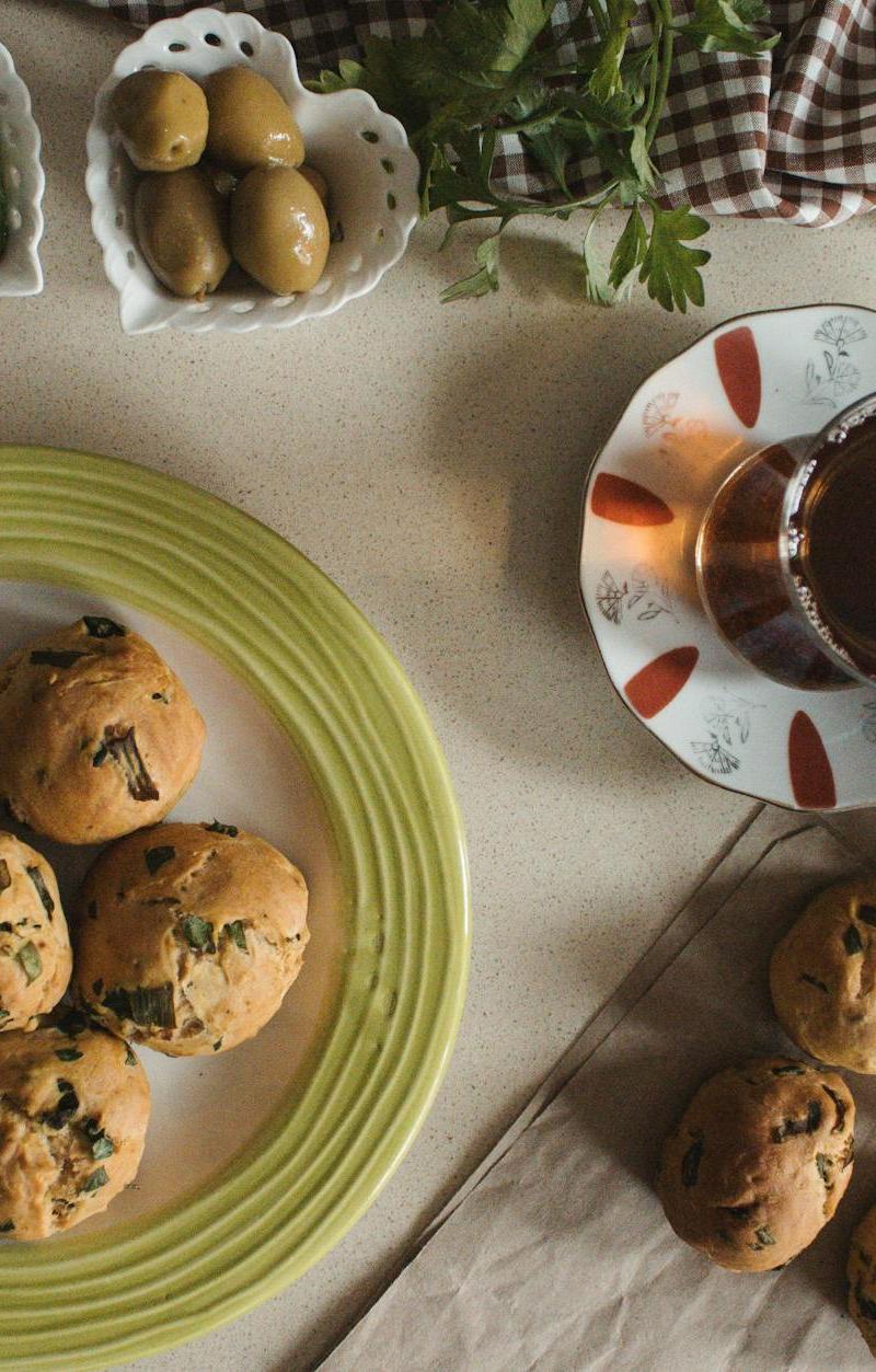 Crispy Spinach & Feta Borek with Turkish Tea